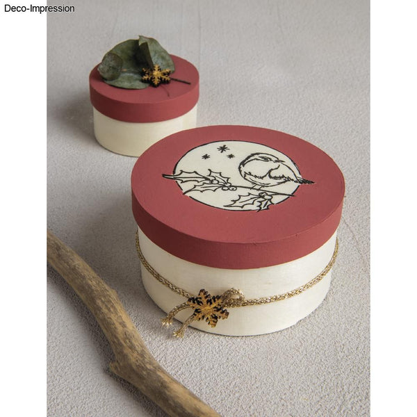 Spanschachteln rund 9cm FSC Mix Credit