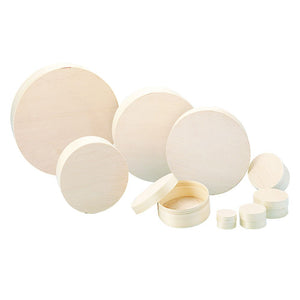 Spanschachteln rund natur 14cm