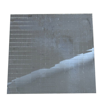 Spiegelmosaik selbstklebend silber quadratisch 30 x 30 cm 324 Mosaiksteine / Platte