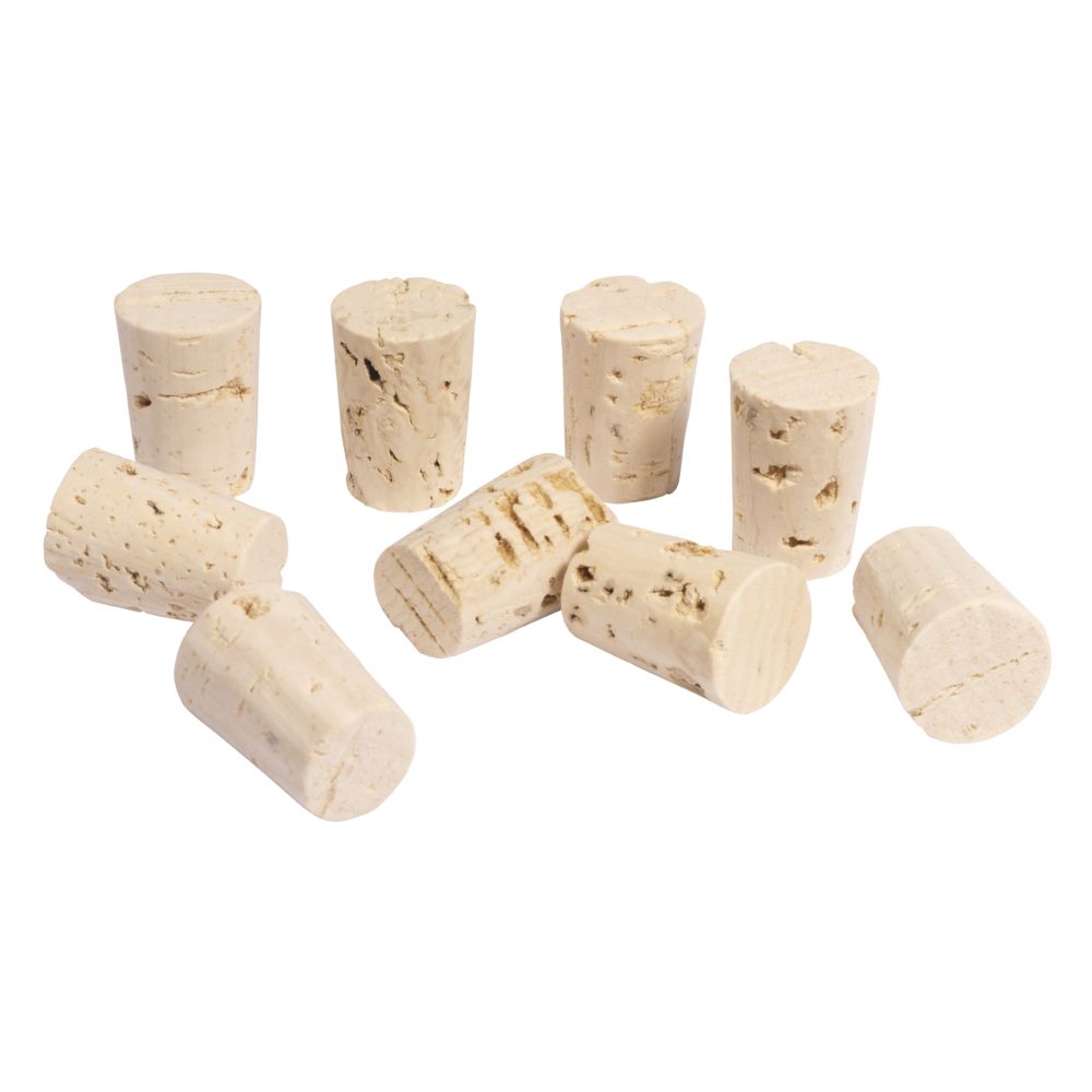 Spitzkorken natur 22x16/13mm 9 Stück/Btl