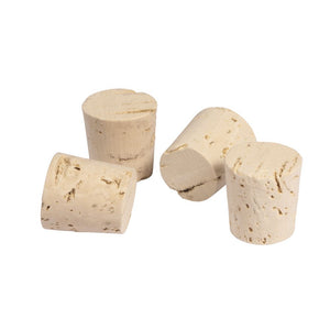 Spitzkorken natur 27x26/22mm 4 Stück/Btl