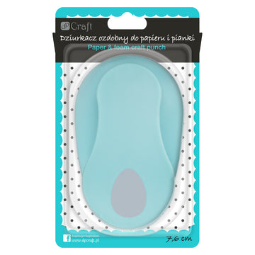 Stanzer Ei 7,6cm für Papier und Moosgummi