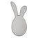 Stanzschablone Osterhase 4,2x8,6cm