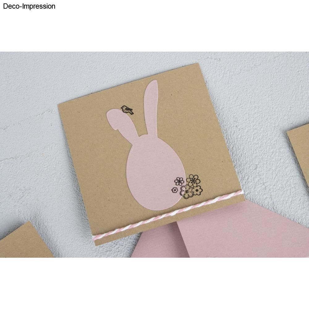 Stanzschablone Osterhase 4,2x8,6cm