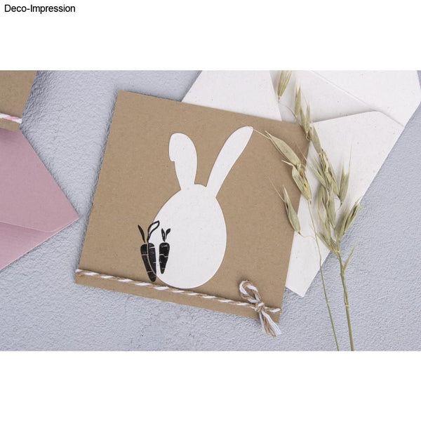 Stanzschablone Osterhase 4,2x8,6cm