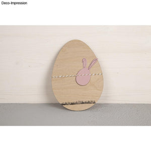Stanzschablone Osterhase 4,2x8,6cm
