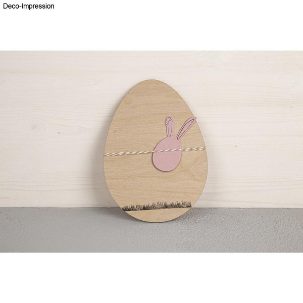 Stanzschablone Osterhase 4,2x8,6cm