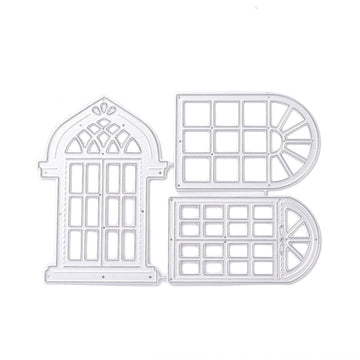 Stanzschablonen-Set Fensterrahmen 3-teilig