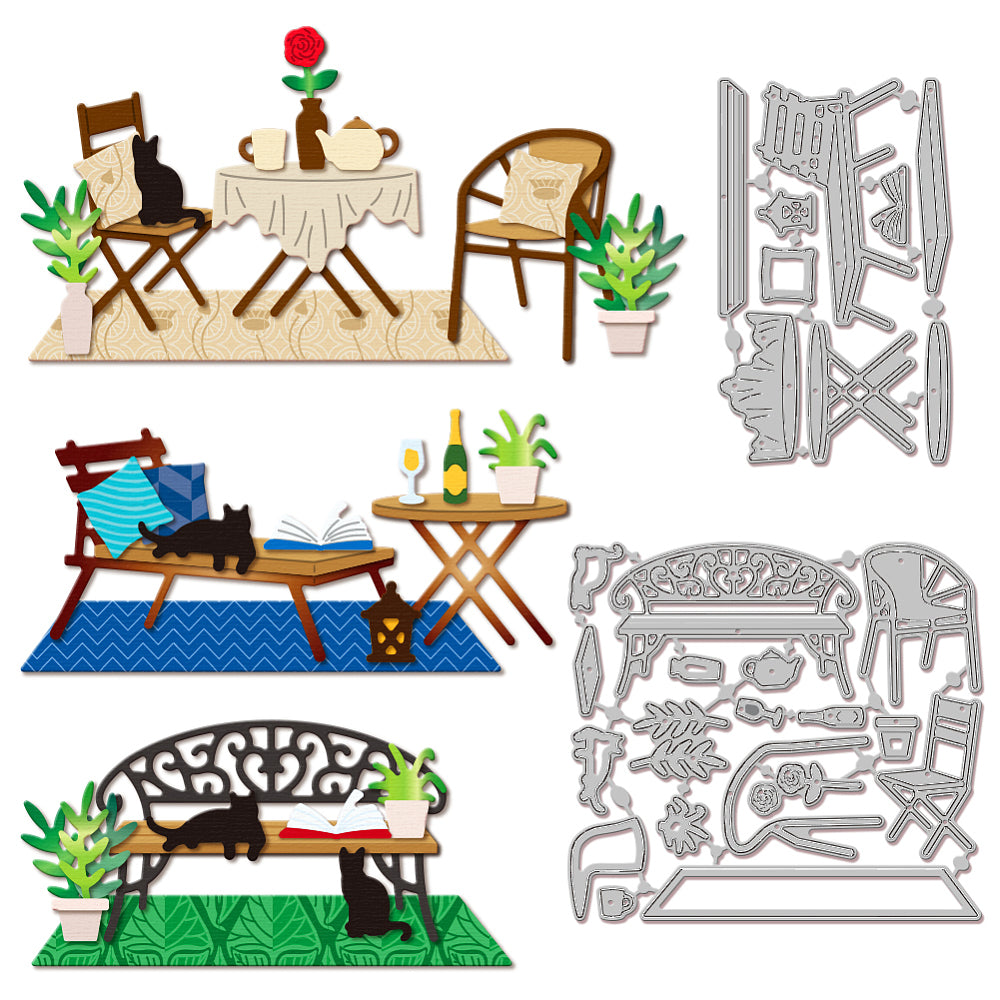 Stanzschablonen Möbel 59-95×96x104mm