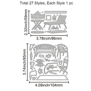 Stanzschablonen Möbel 59-95×96x104mm