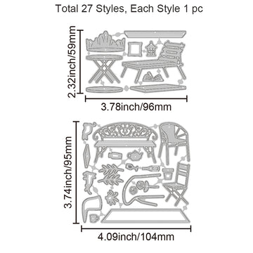Stanzschablonen Möbel 59-95×96x104mm