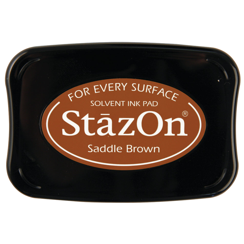 StazOn Stempelkissen, Sattelbraun