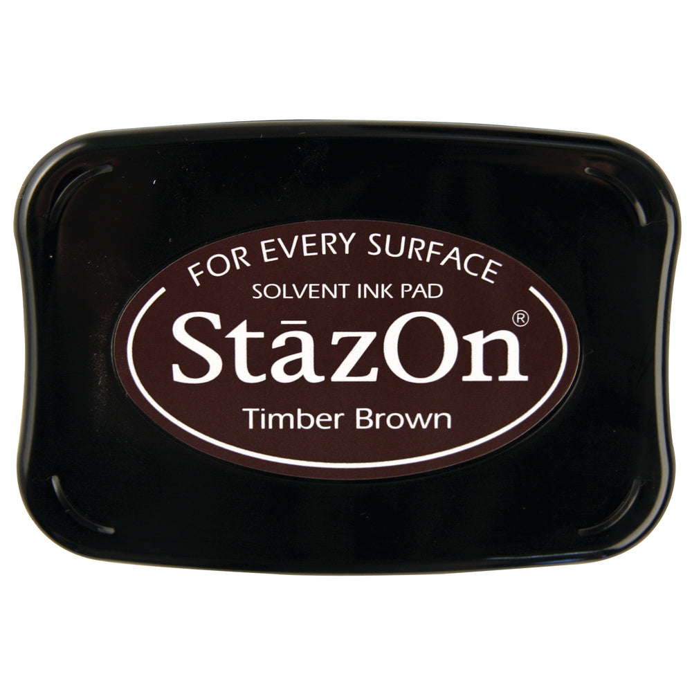 StazOn Stempelkissen Lösungsmittelbasis Timber Brown