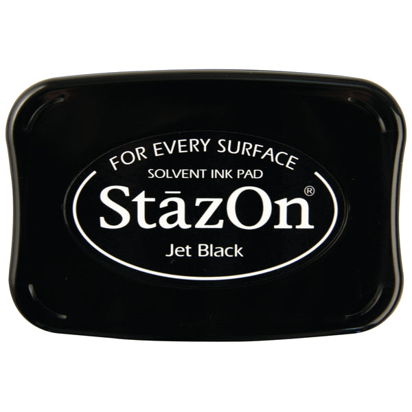 StazOn Stempelkissen Solvent Ink Pad Jet Black