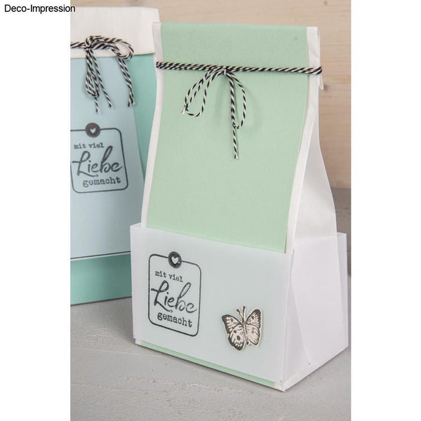 Stempel Schmetterling mit Holzgriff 3cm ø