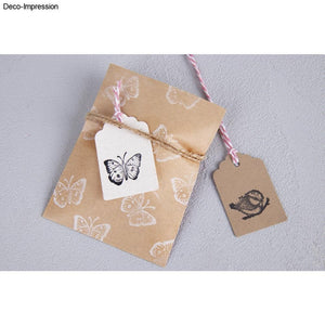 Stempel Schmetterling mit Holzgriff 3cm ø