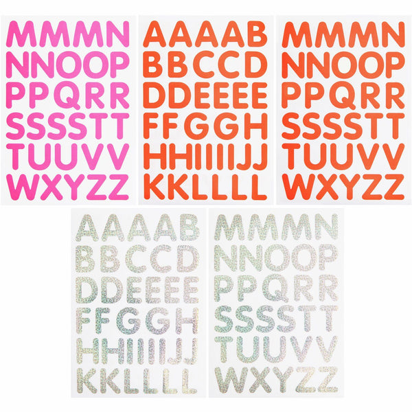 Stickerblock Alphabet Buchstabensticker DIN A5 10 Blatt