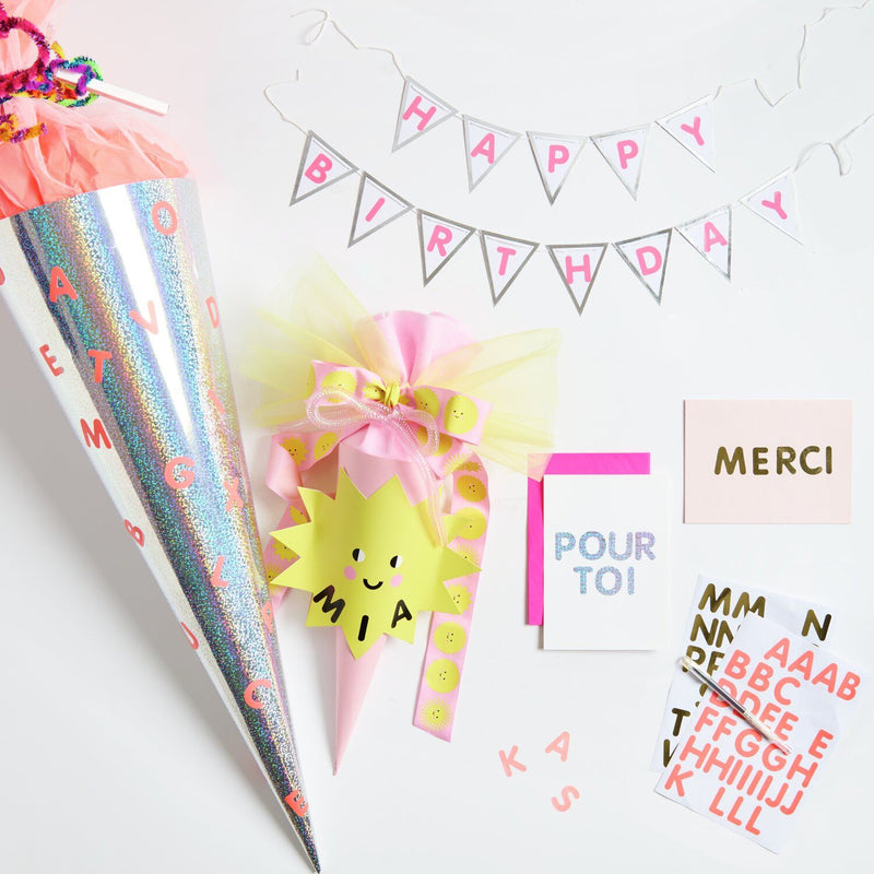 Stickerblock Alphabet Buchstabensticker DIN A5 10 Blatt