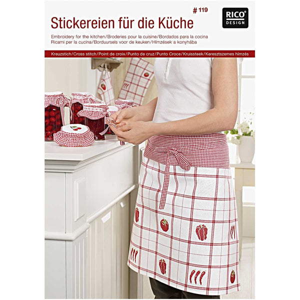 Stickerein für die Küche Kreuzstich Buch No. 119 Rico Design