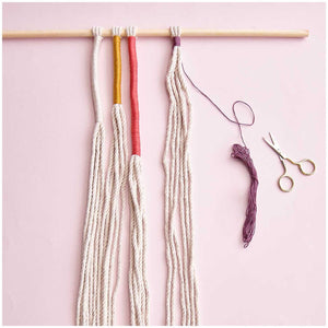 Stickgarnset EARTHY 100% Baumwolle 6-fädig 10 versch. Farben 8m/Farbe
