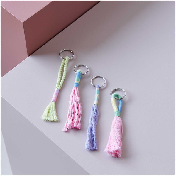 Stickgarnset Ice Cream 100% Baumwolle 6-fädig 10 versch. Farben 8m/Farbe