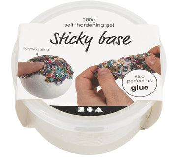Sticky Base- modellierbare Klebeknete transparent 200 g/ 1 Dose