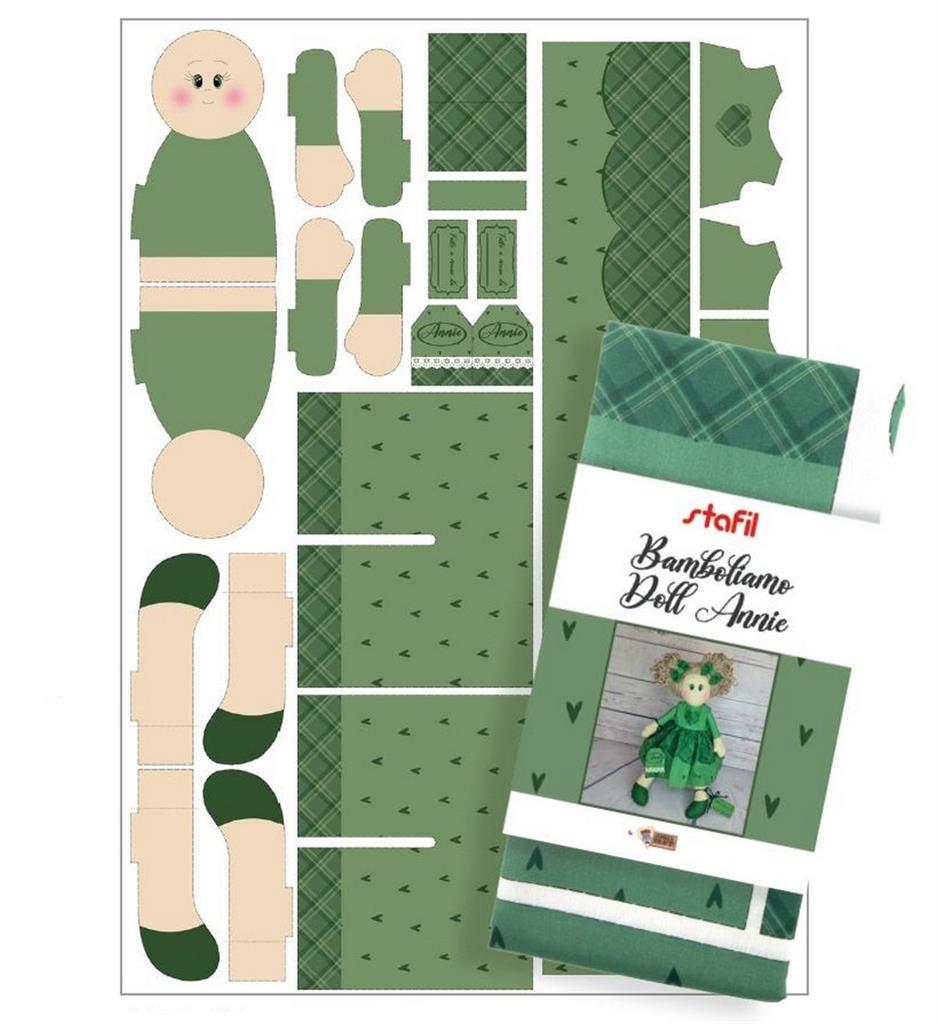 Bamboliamo Puppenstoff Näh-Set 100x70cm