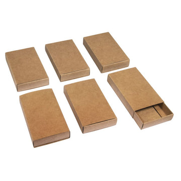 Streichholzschachtel XL Kraftpapier FSC Mix Credit 11x6,5x2cm 6 Stück