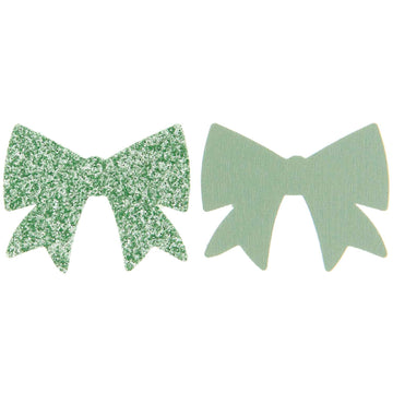Streudekoration Schleifen Glitzer FSC MIX 3x2cm 20g