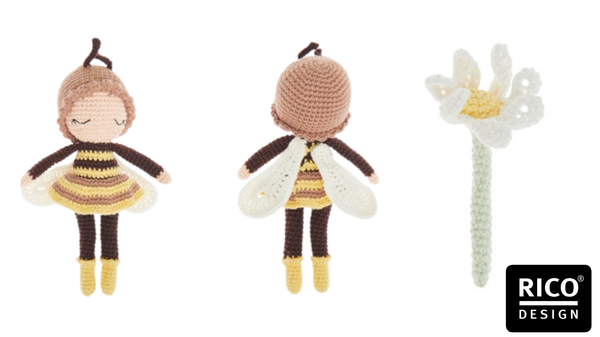 HÄKELANLEITUNG RICORUMI CAL POLLIE THE PRETTY BEE DOLL