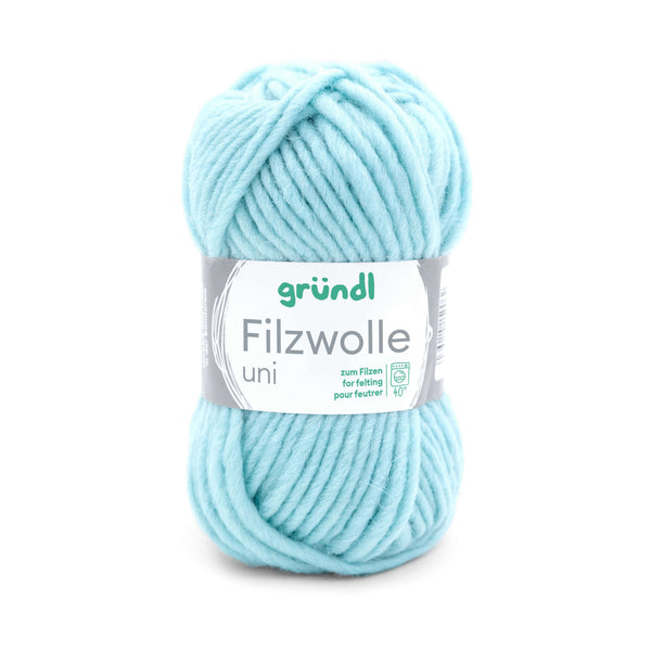 Gründl Strick- Filzwolle UNI 100% Schurwolle 50g / 50m