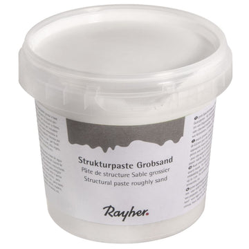 Strukturpaste Grobsand weiß 500g