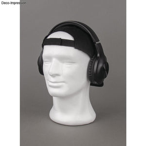 Styroporkopf „Mann“, ca. 30 x 15 cm, 56,5 cm Kopfumfang