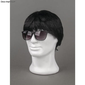 Styroporkopf „Mann“, ca. 30 x 15 cm, 56,5 cm Kopfumfang