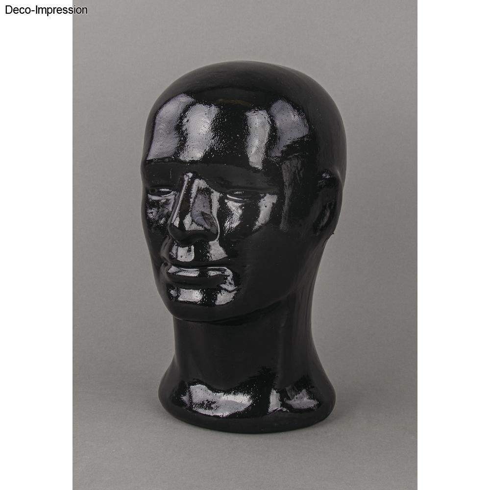 Styroporkopf „Mann“, ca. 30 x 15 cm, 56,5 cm Kopfumfang