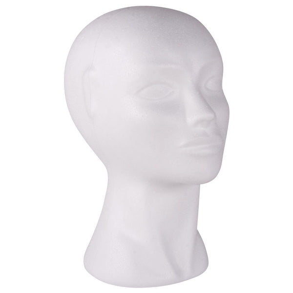 Styropor-Kopf weiblich 29cm 55cm Kopfumfang