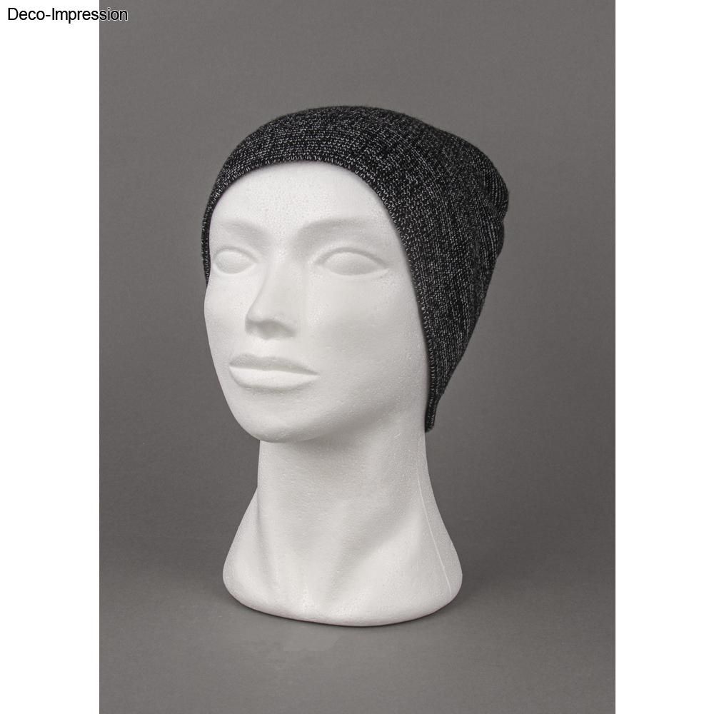 Styropor-Kopf weiblich, 29 cm, 55 cm Kopfumfang