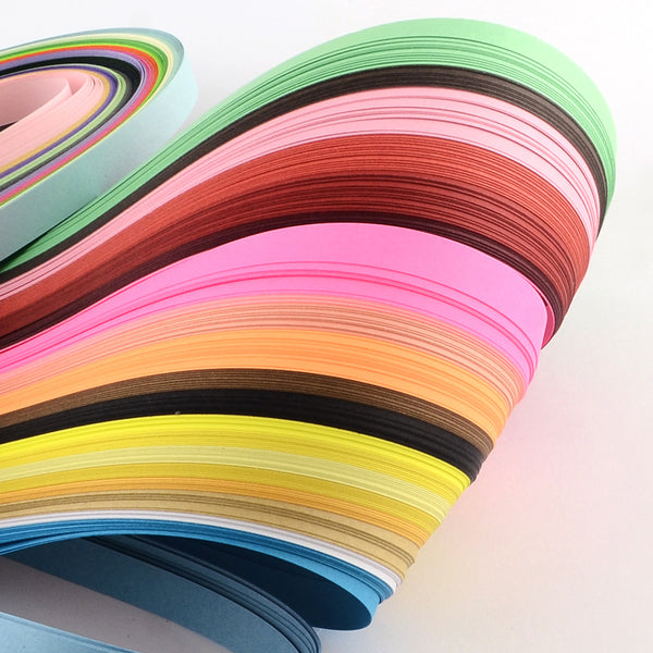 Quillingstreifen Papier 36 Farben Mix 52x0,5cm 360 Streifen