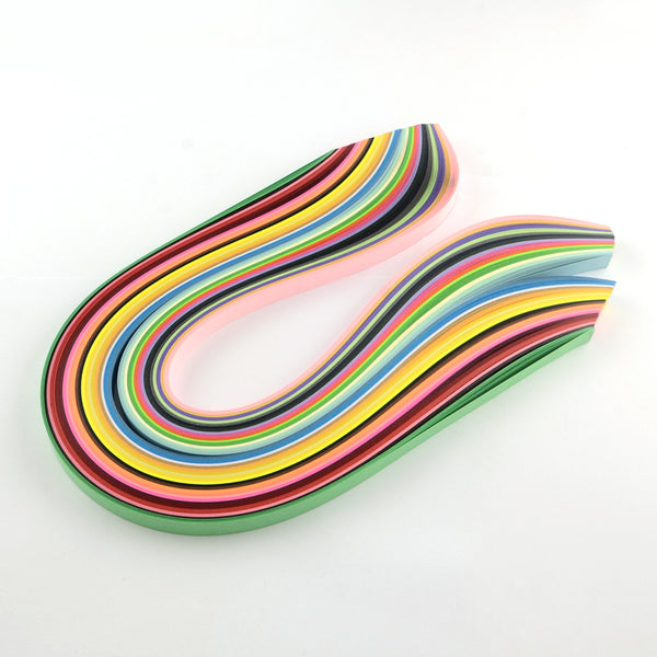 Quillingstreifen Papier 36 Farben Mix 52x0,5cm 360 Streifen