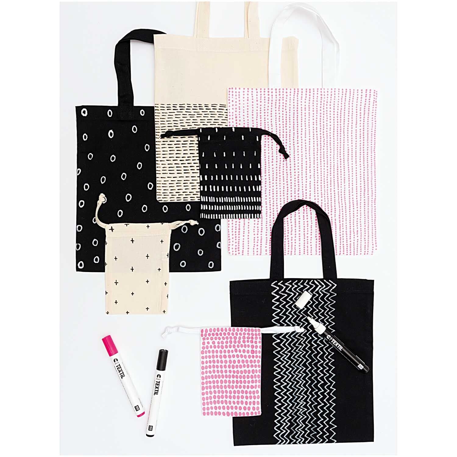 Rico Design Textilmarker 3mm dunkle Stoffe Einzelstifte