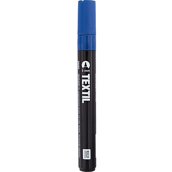 Rico Design Textilmarker 3mm dunkle Stoffe Einzelstifte