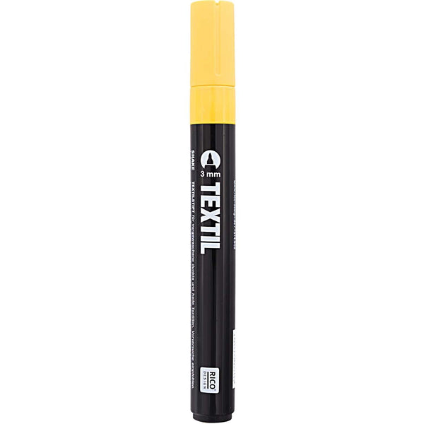 Rico Design Textilmarker 3mm dunkle Stoffe Einzelstifte