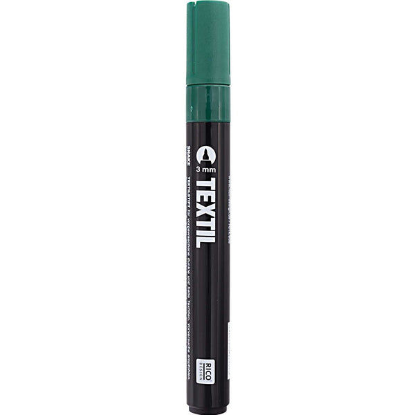 Rico Design Textilmarker 3mm dunkle Stoffe Einzelstifte