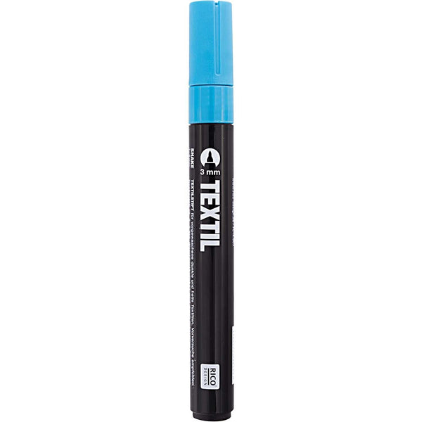 Rico Design Textilmarker 3mm dunkle Stoffe Einzelstifte