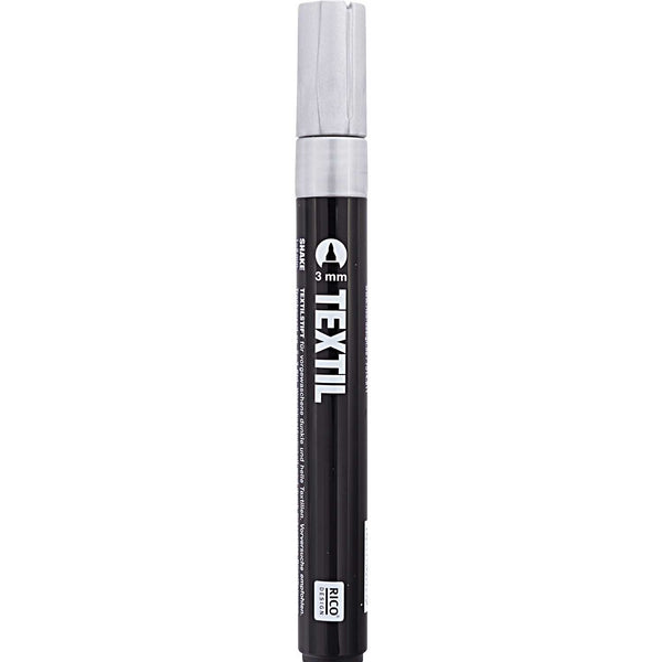 Rico Design Textilmarker 3mm dunkle Stoffe Einzelstifte