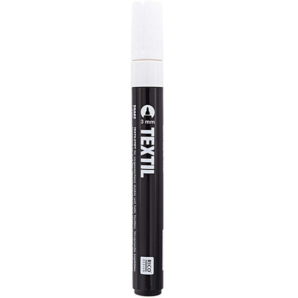 Rico Design Textilmarker 3mm dunkle Stoffe Einzelstifte