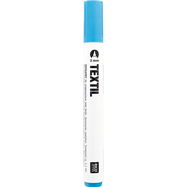 Rico Design Textilmarker 3mm helle Stoffe Einzelstifte