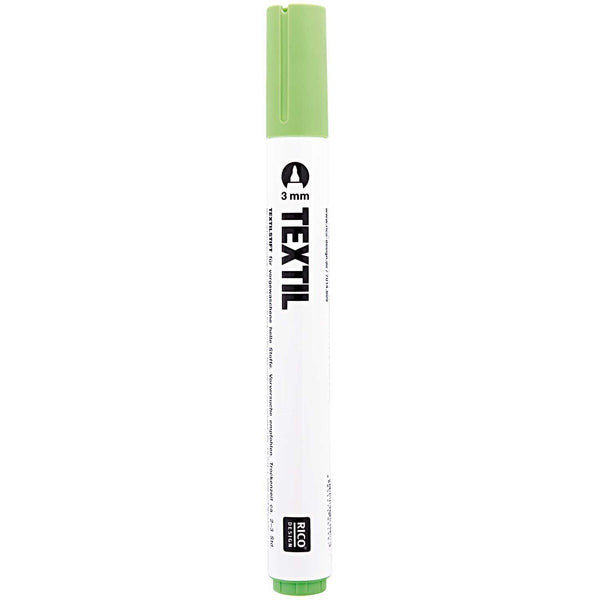 Rico Design Textilmarker 3mm helle Stoffe Einzelstifte