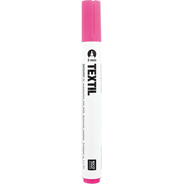 Rico Design Textilmarker 3mm helle Stoffe Einzelstifte