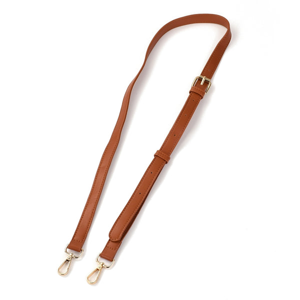 Taschenriemen aus PU-Leder mit Karabinerhaken 133cm